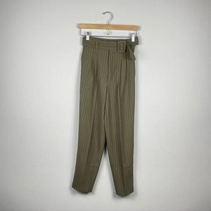 Unbranded High Waisted Belted Pants Womens